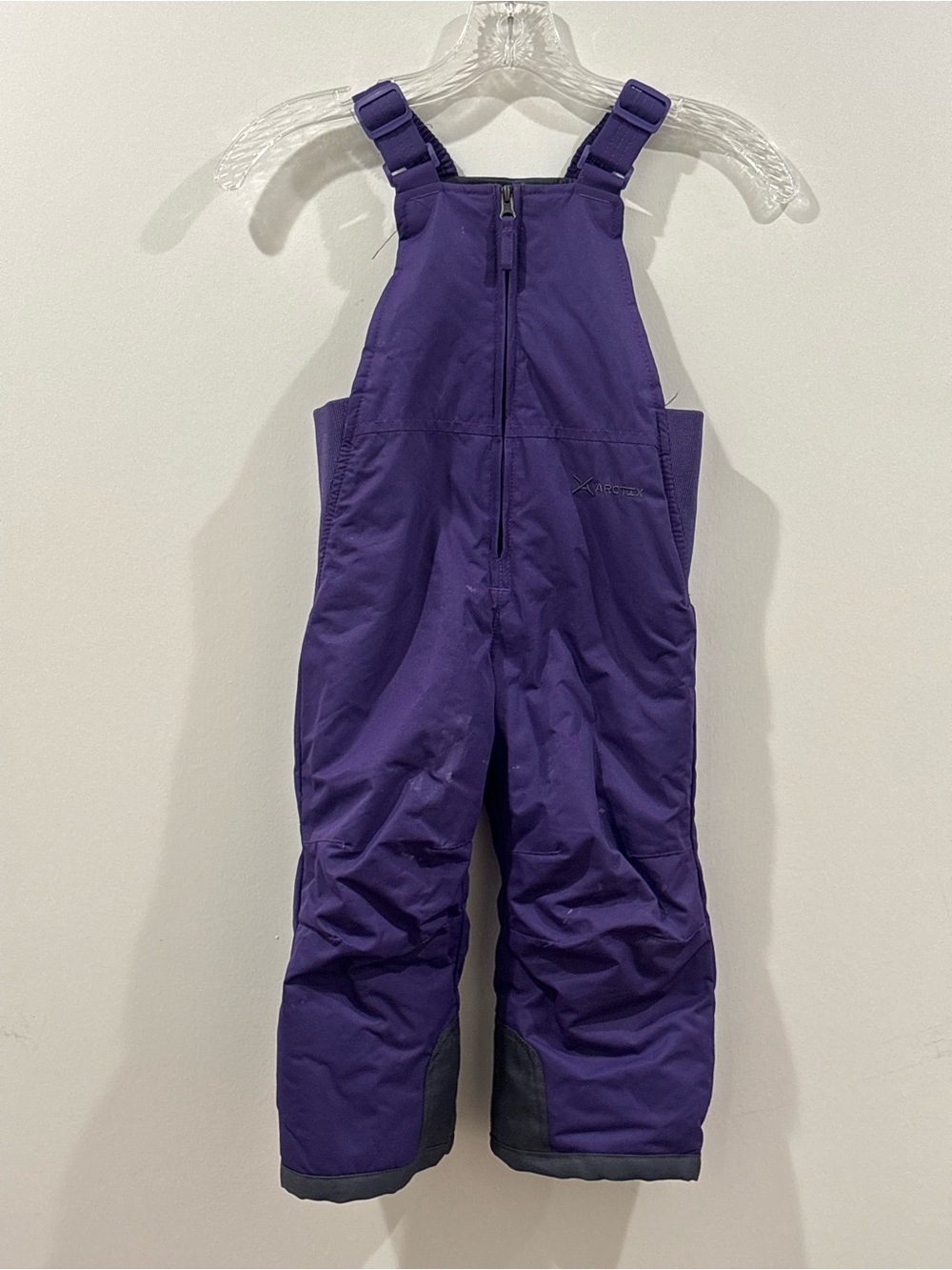 Arctix Toddlers' Chest High Snow Bib Overalls in Purple - 3T